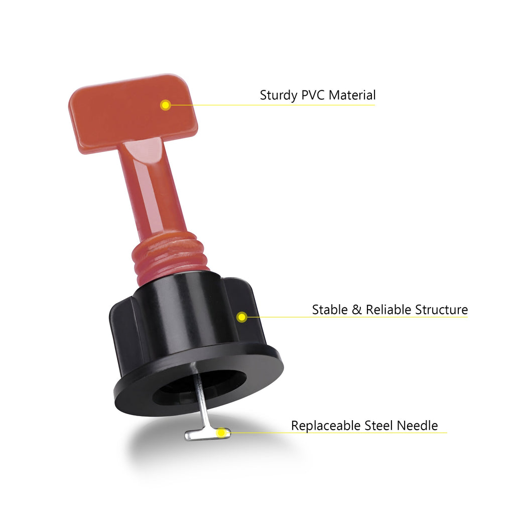 Durable Reusable T-Shape Tile Leveling System Kit for Flawless Floor & Wall Installation