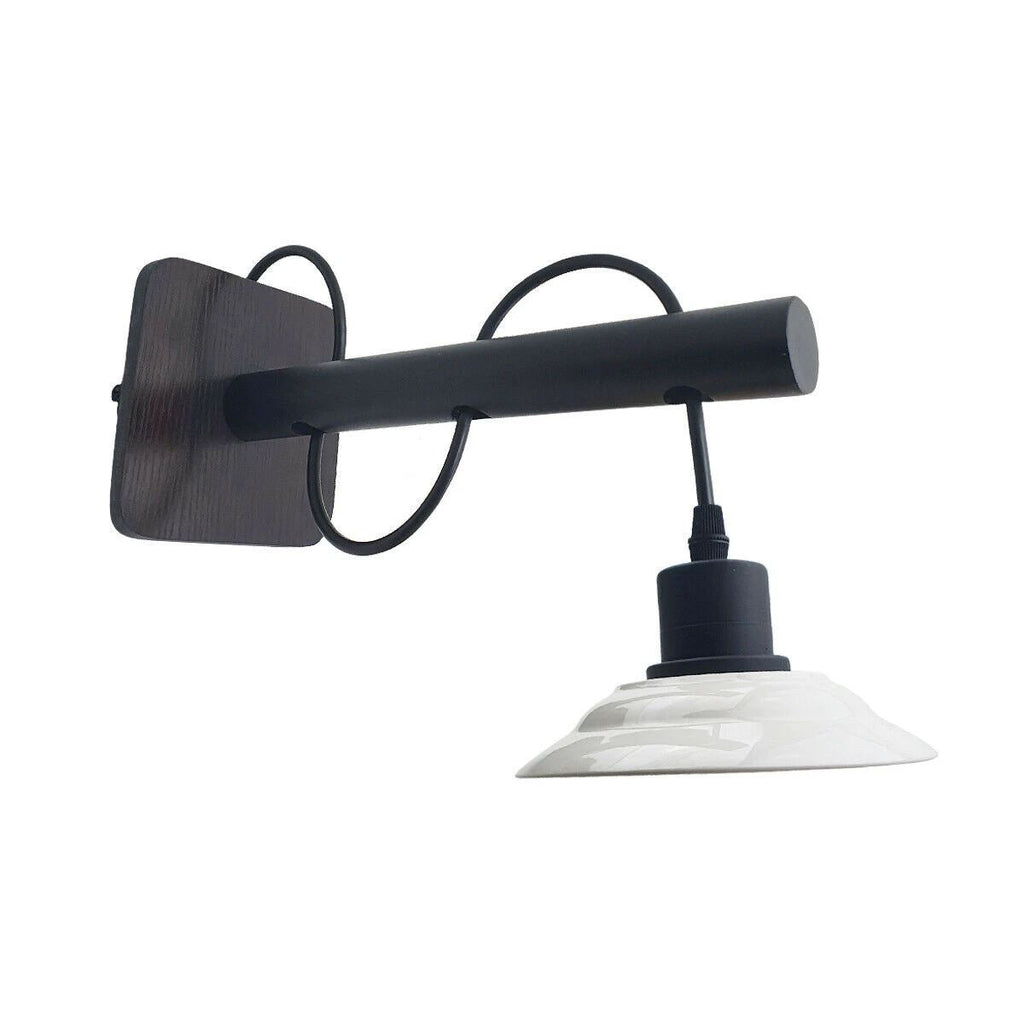 Vintage Modern White Indoor Wall Sconce E27 Lamp Light Fixture