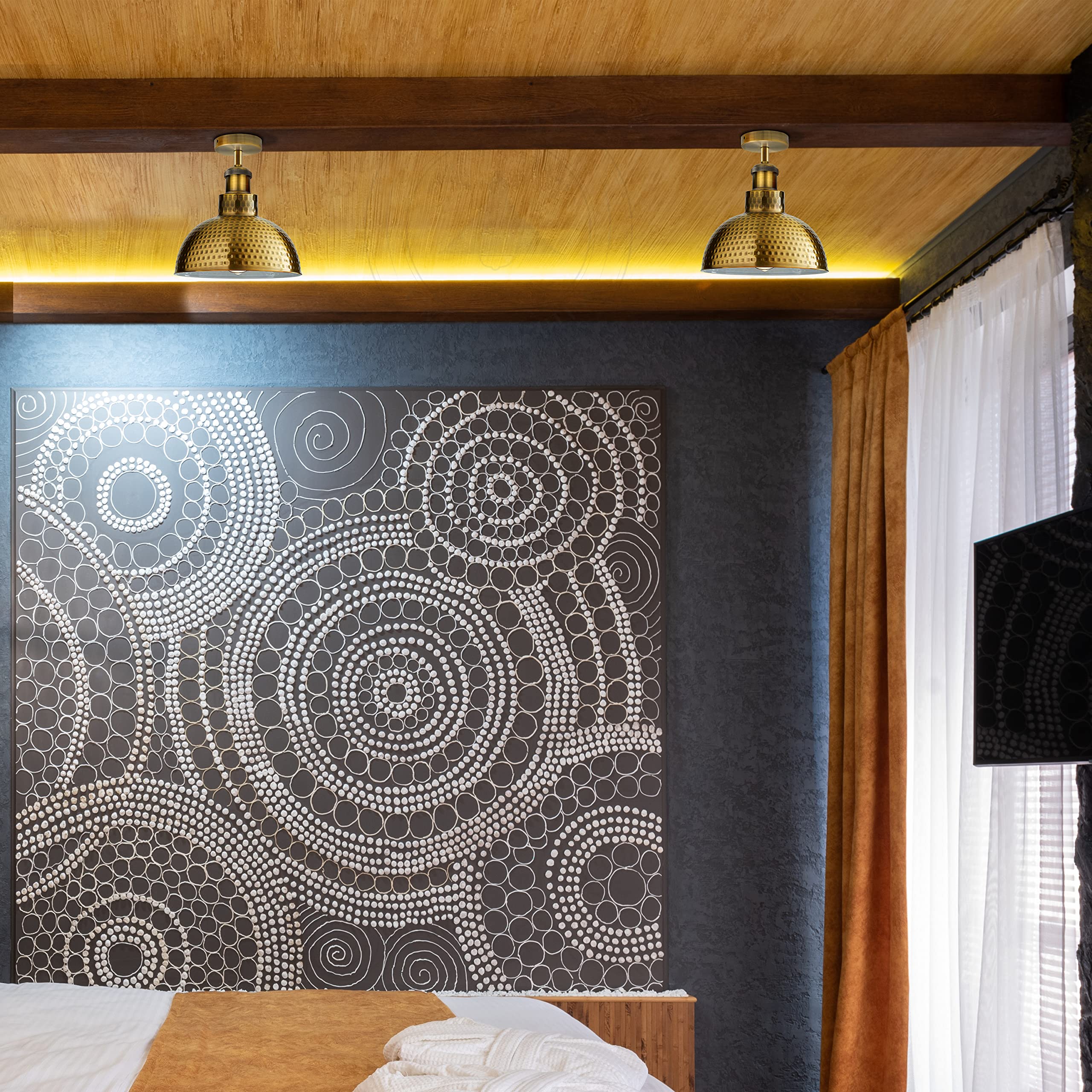 Industrial Modern LED Ceiling Light Fixture ~6382