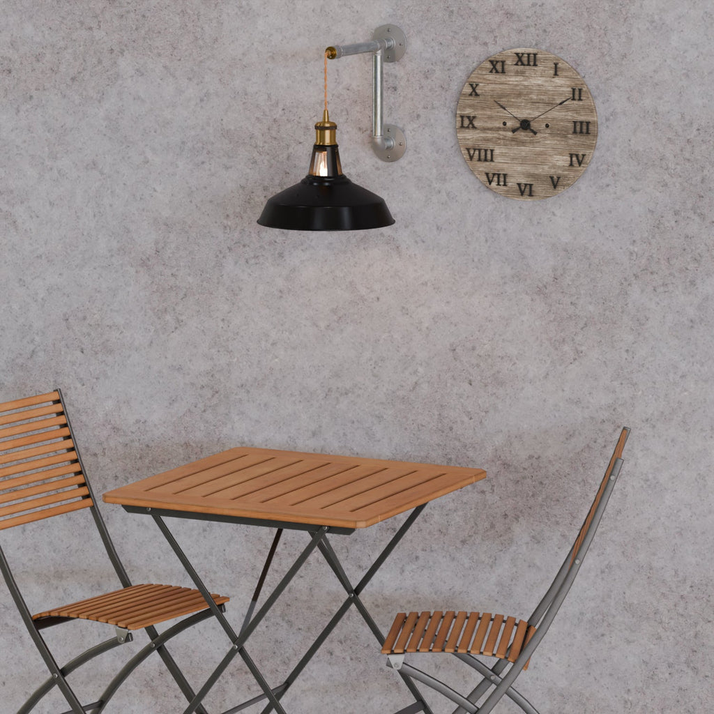 Industrial Wall Light Metal Barn Shade DIY Mount Kit ~ 6118