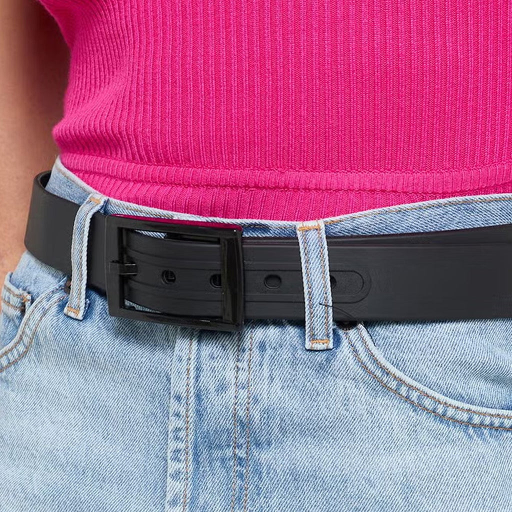 Vibrant Silicone Candy Color Unisex Belt with Adjustable Pin Buckle