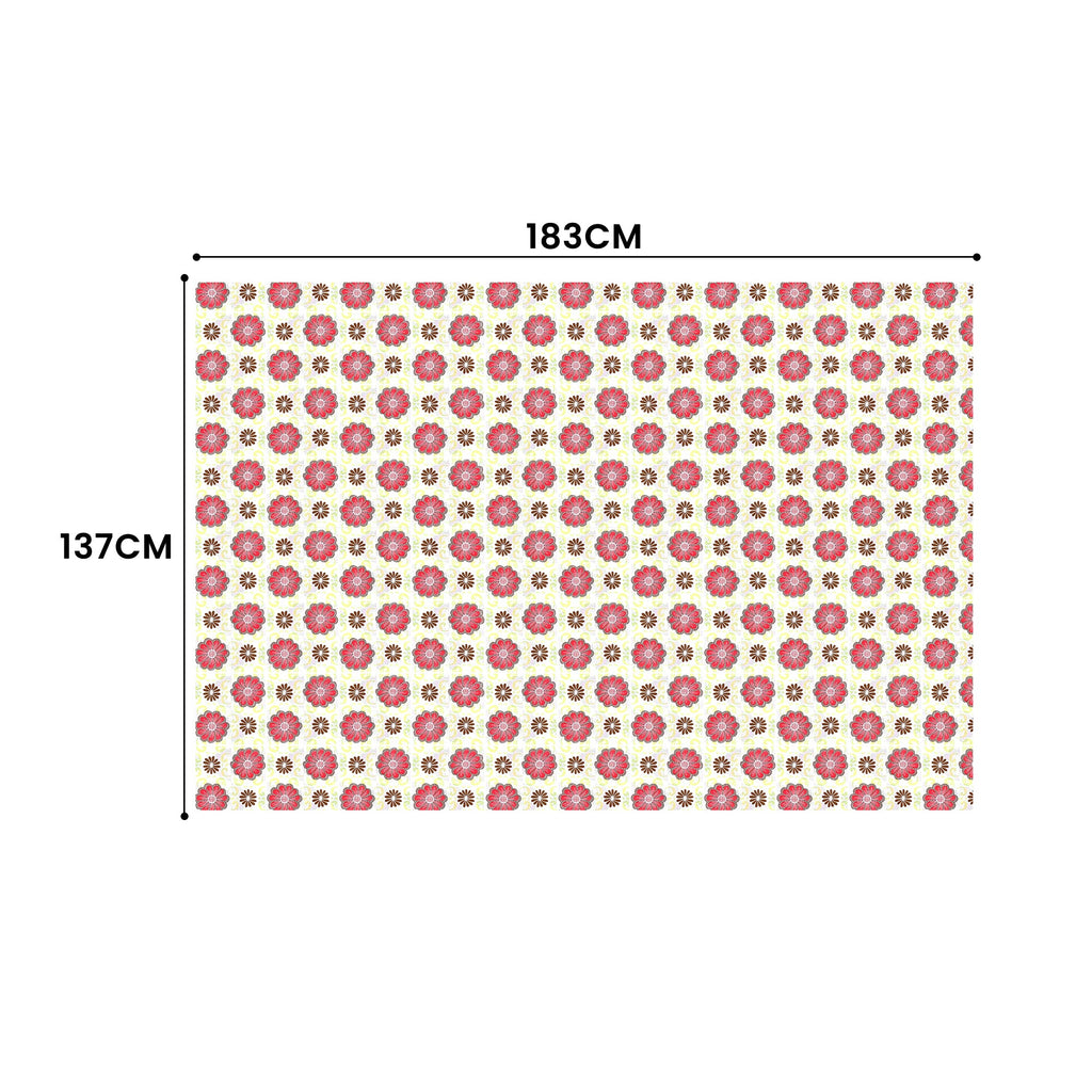 Durable Rectangular Polyester Fabric Tablecloth: Washable, Oil-Proof, Stain-Resistant Table Cover