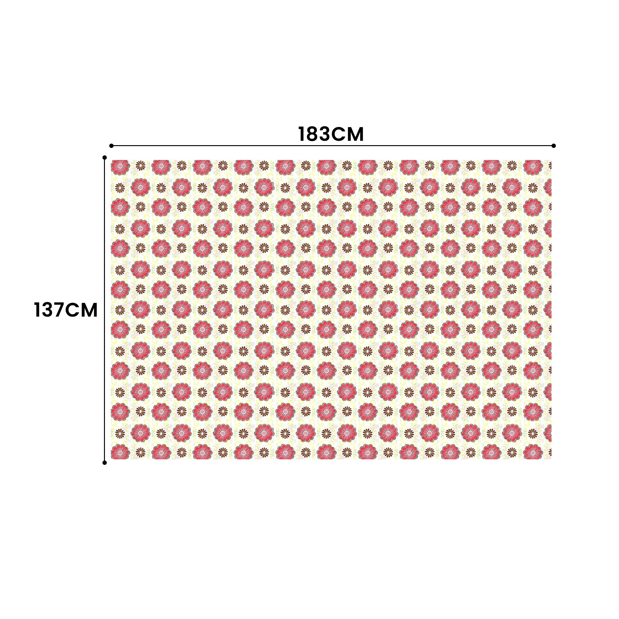 Durable Rectangular Polyester Fabric Tablecloth: Washable, Oil-Proof, Stain-Resistant Table Cover