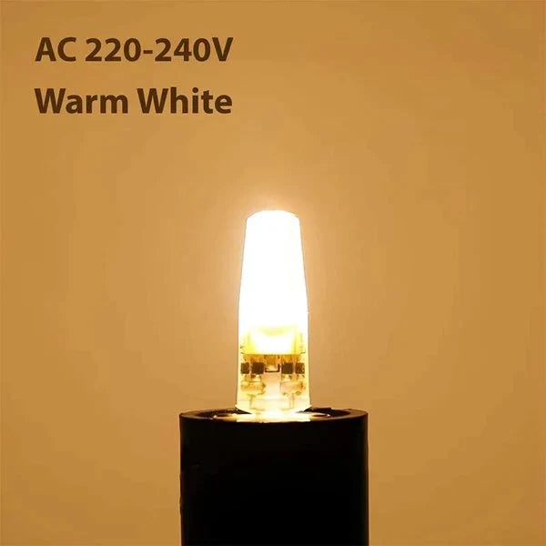 G4 COB LED 3W AC 220V Bulb Warm White Halogen Replacement