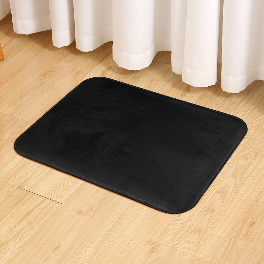 Fluffy Soft Washable Non-Slip Microfiber Doormat for Home Entryway & Bath