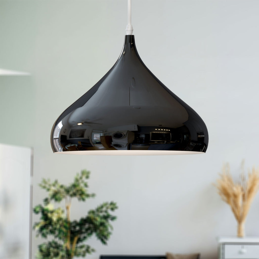 Industrial Dome Metal Ceiling Light Shade, Vintage Retro Pendant Lamp Fixture