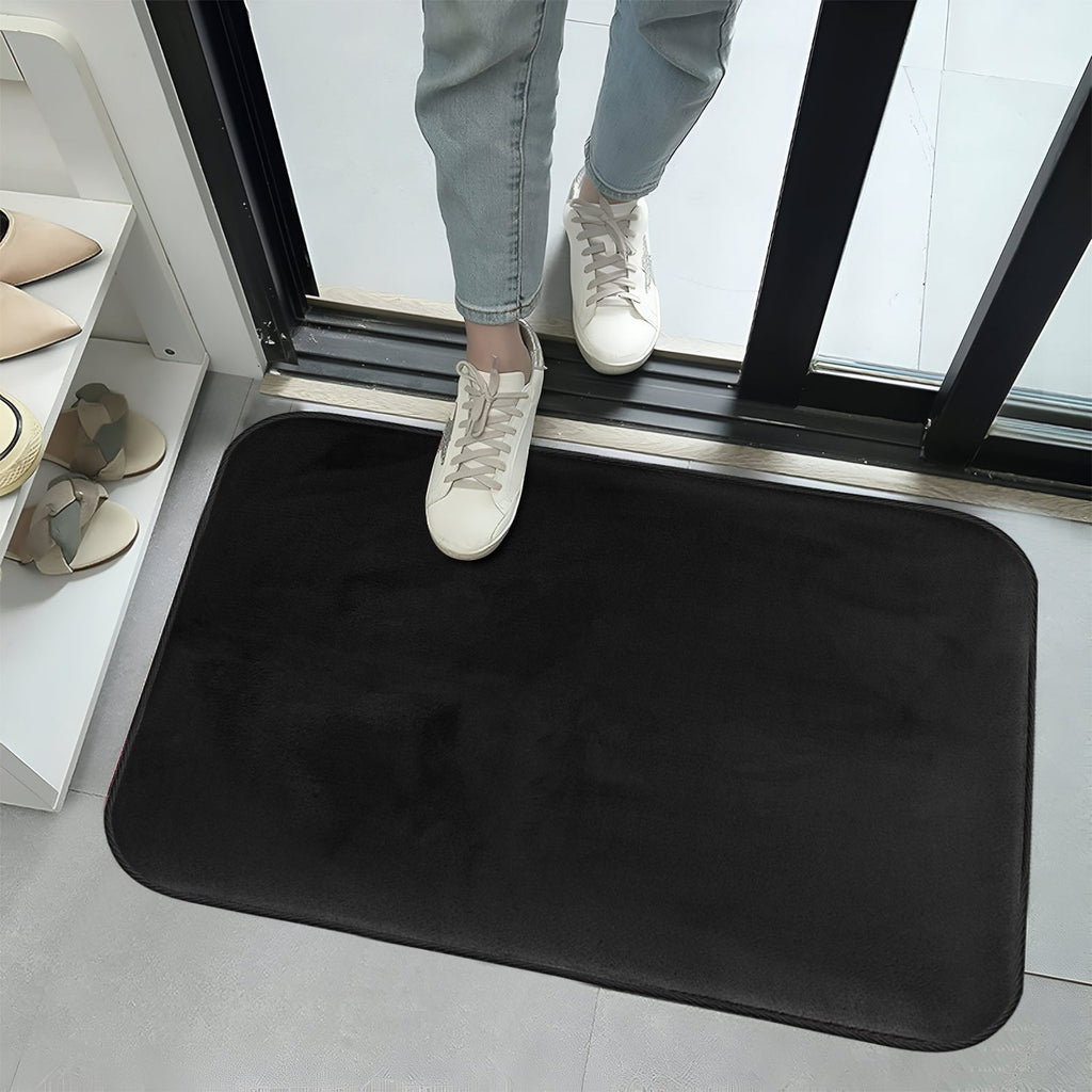 Fluffy Soft Washable Non-Slip Microfiber Doormat for Home Entryway & Bath