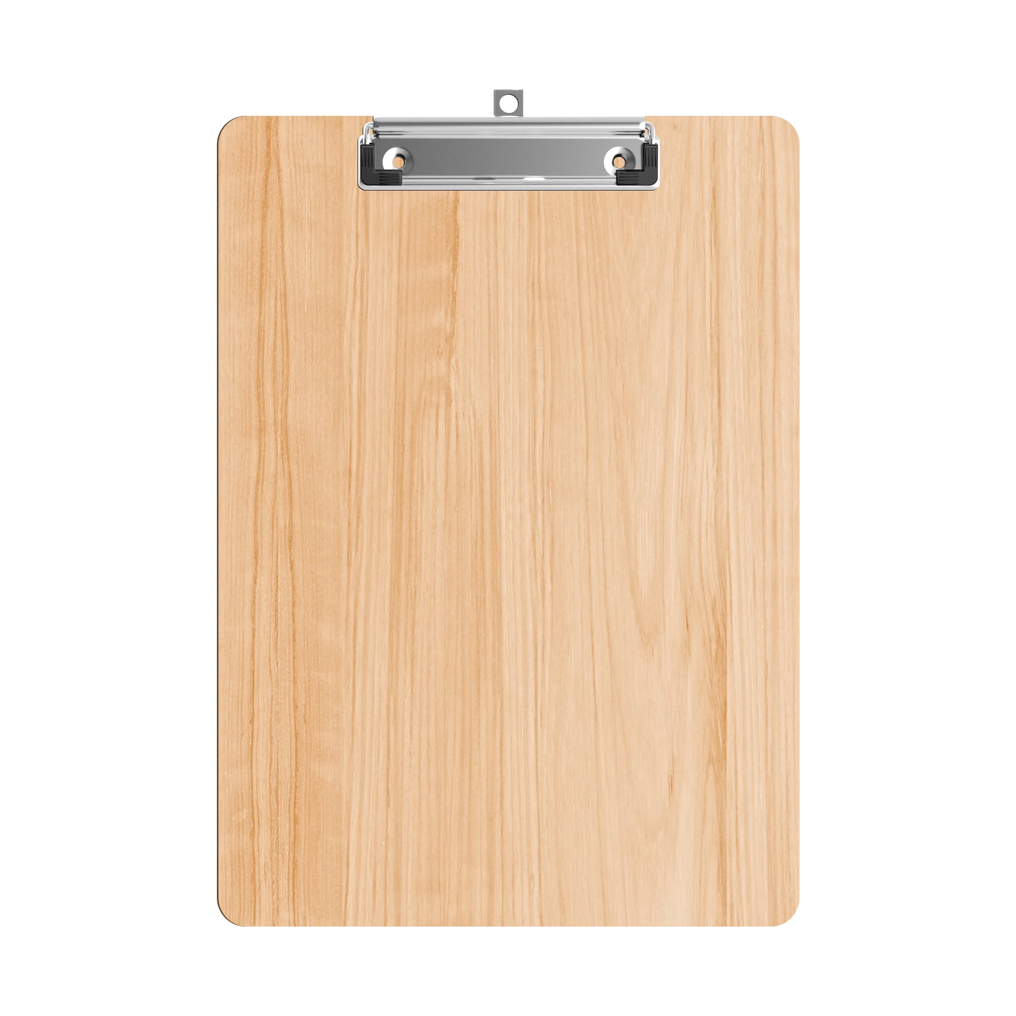 Durable A4 Wooden Clipboard with Strong Metal Clip for School Office Work