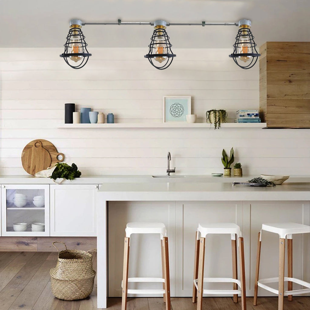 Industrial Ceiling Light Short Single B22 Base Ceiling Conduit Pipe Light~5915