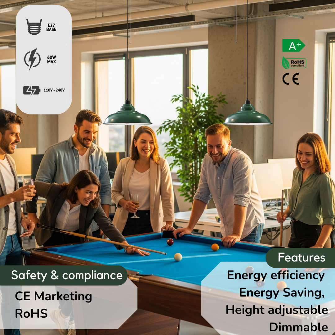 Vintage Industrial Metal  Pendant Light E27 ~5934