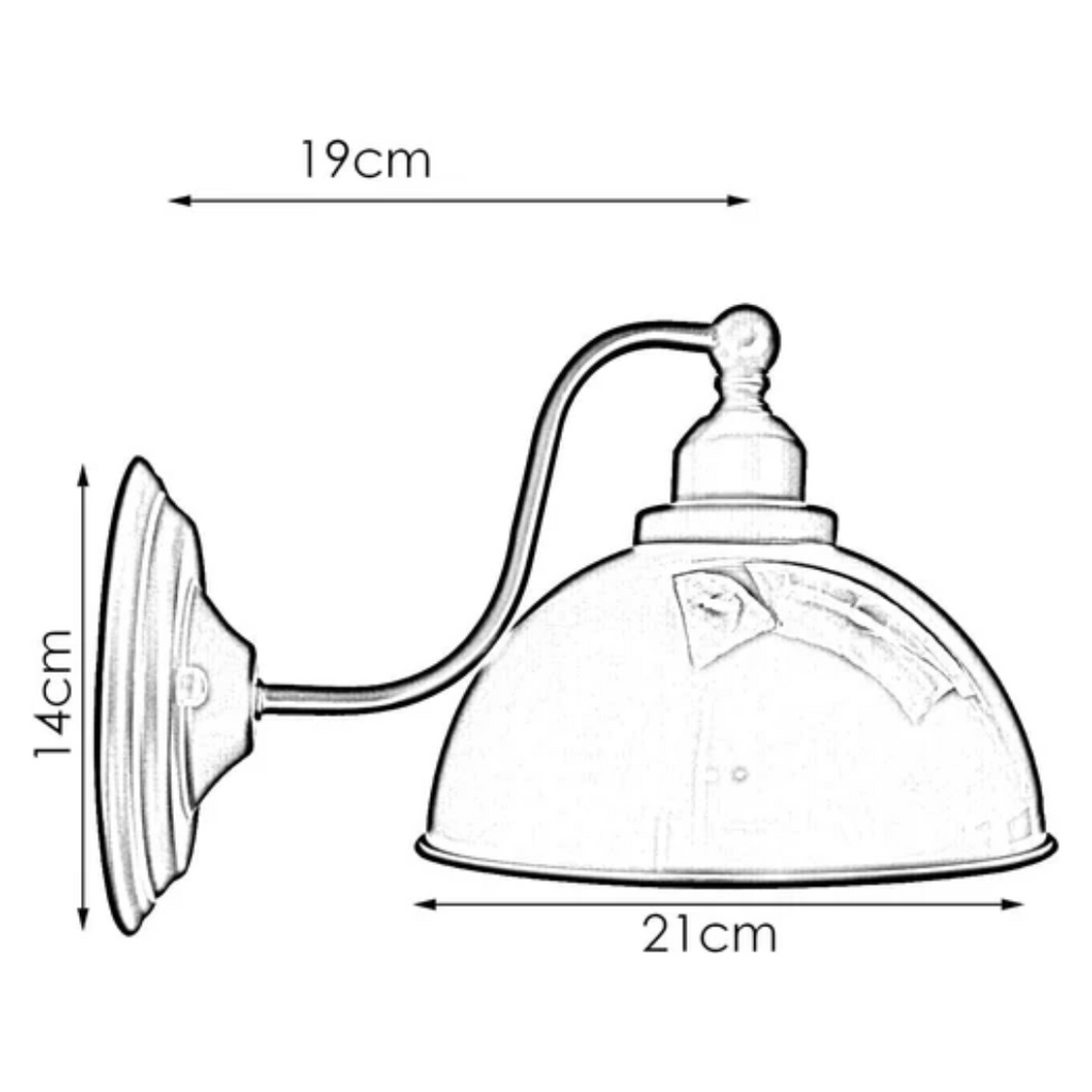 Industriële Wandlampen E27 Metaal Binnen ~6065
