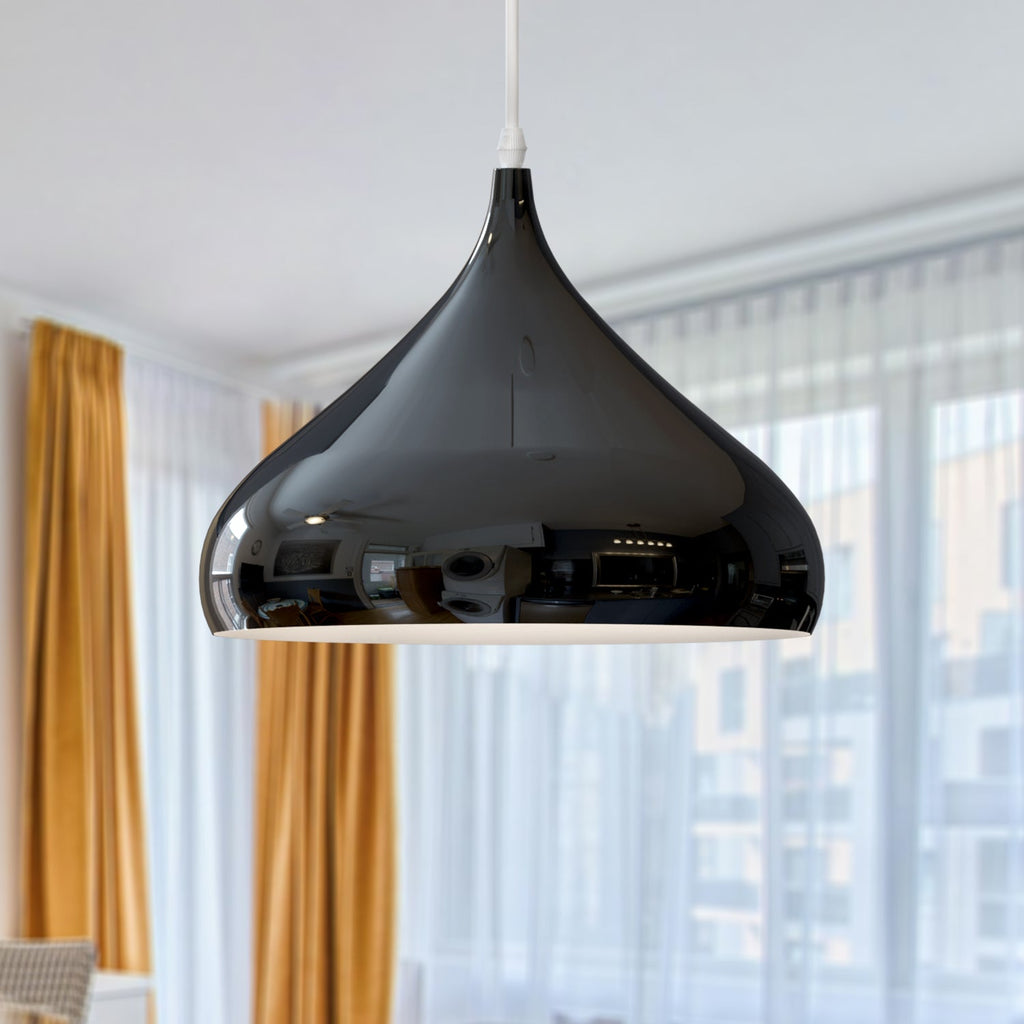 Industrial Dome Metal Ceiling Light Shade, Vintage Retro Pendant Lamp Fixture