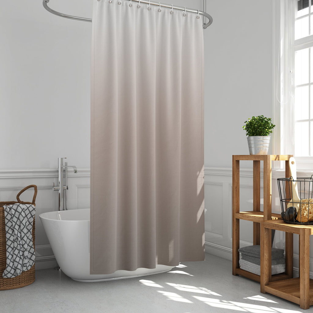 Floral Mildew Resistant Shower Curtain, Waterproof EVA Bathroom Fabric, Durable Easy Clean