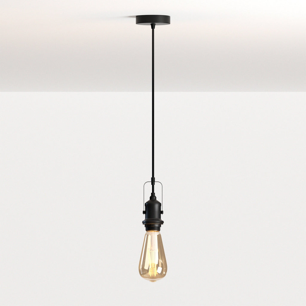 Modern Minimalist E27 Pendant Light Fitting Holder with Adjustable Cable
