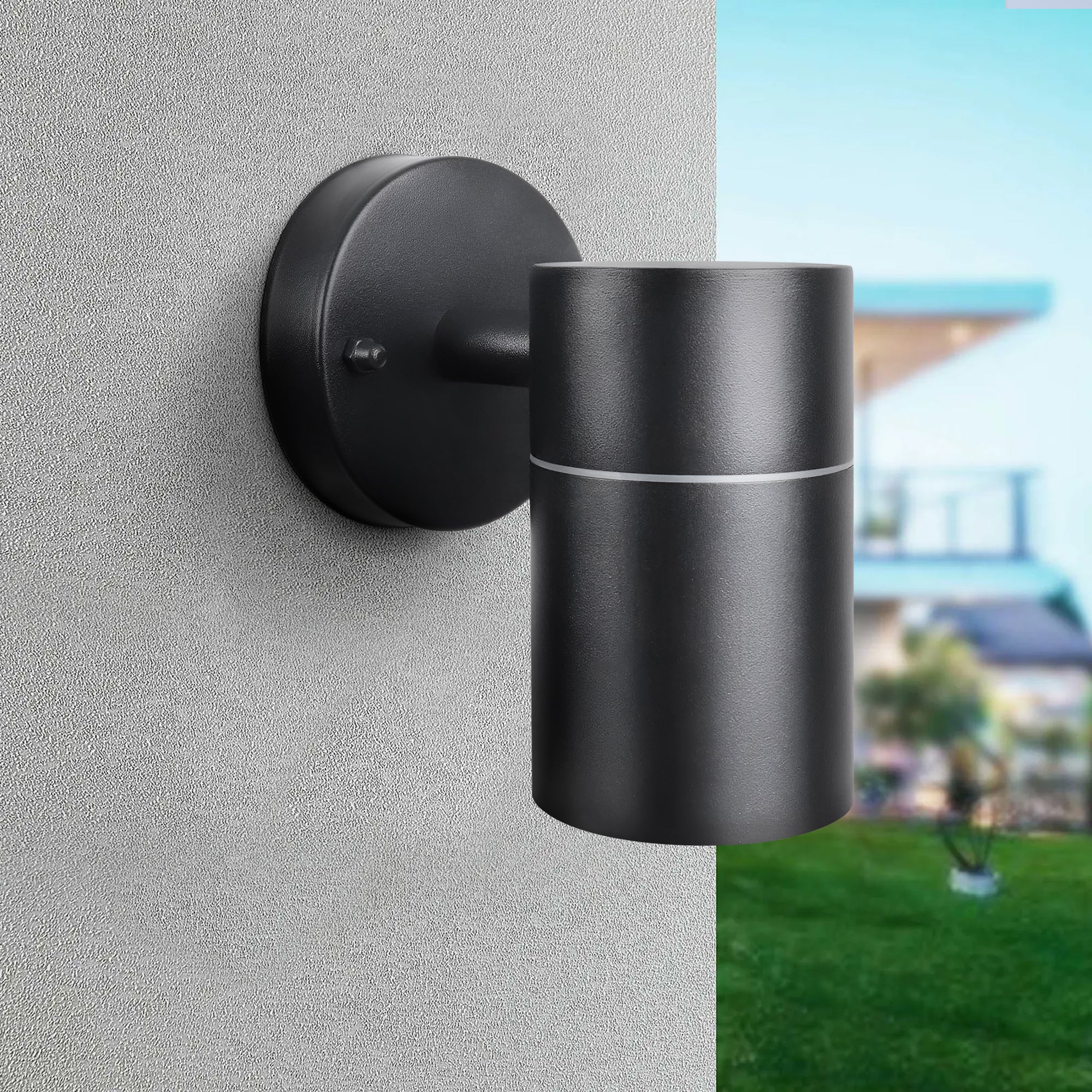 Modern IP44 Stainless Steel Downlight GU10 Outdoor Wall Security Light