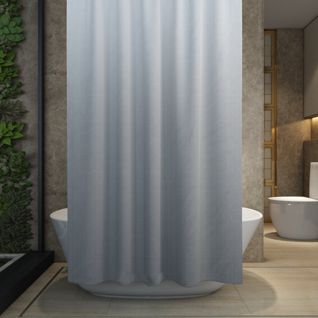 Floral Mildew Resistant Shower Curtain, Waterproof EVA Bathroom Fabric, Durable Easy Clean