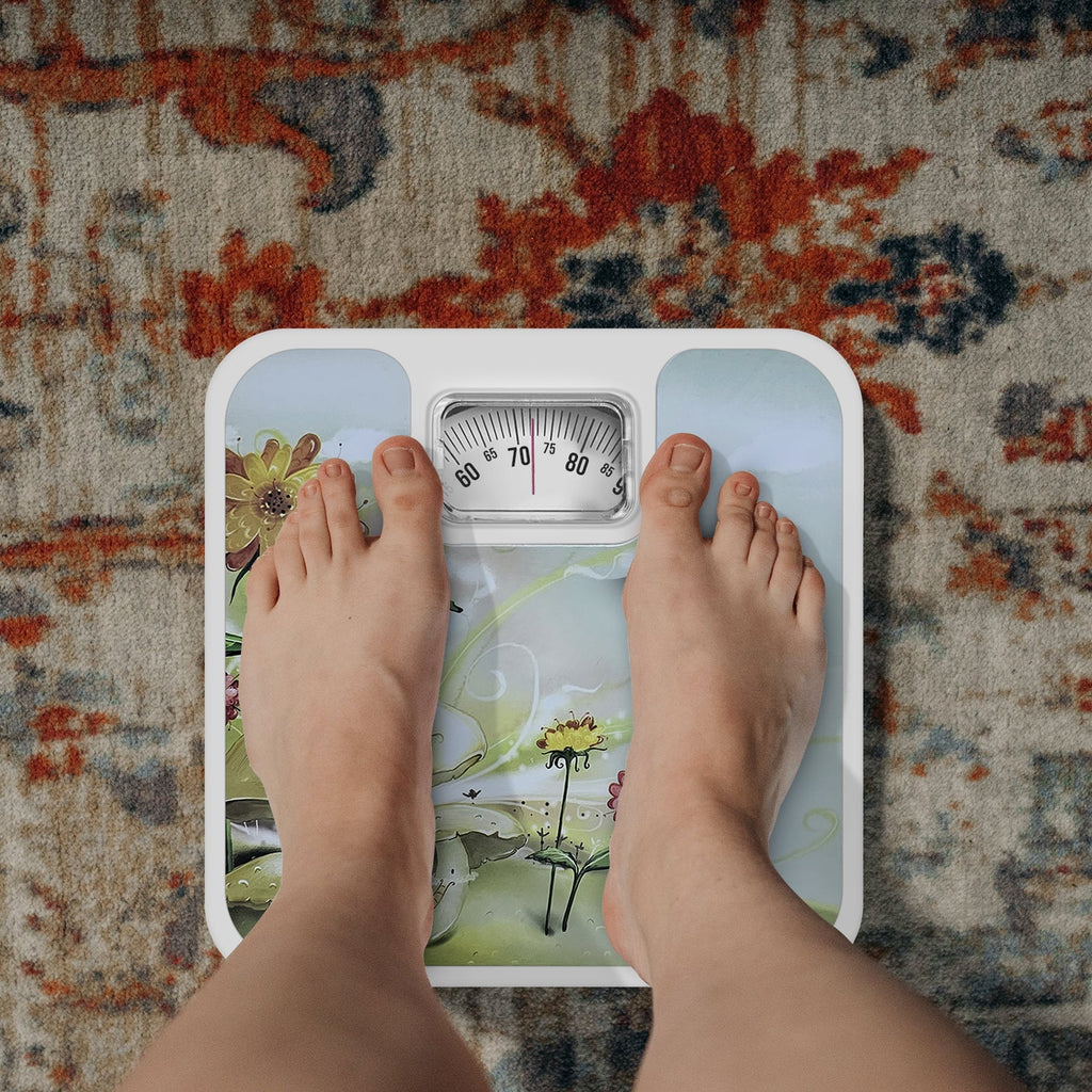 Accurate Mechanical Analog Bathroom Scale - Rotating Dial for Easy Weight Reading
