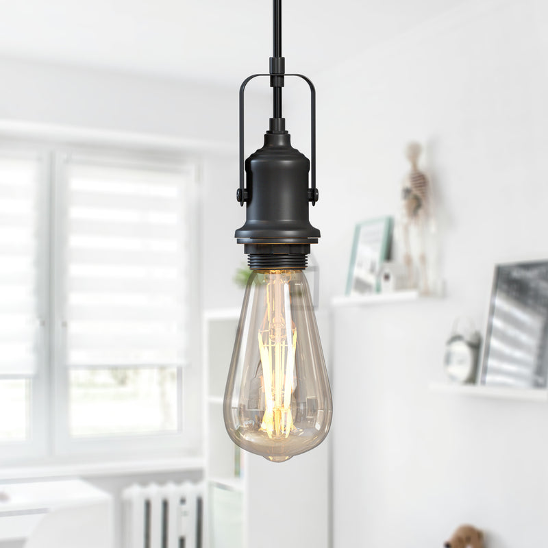 Modern Minimalist E27 Pendant Light Fitting Holder with Adjustable Cable