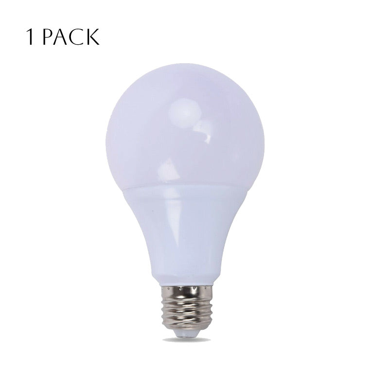 Bright 18W E27 A60 LED Bulb, Warm White 2700K, Non-Dimmable, Energy Saving