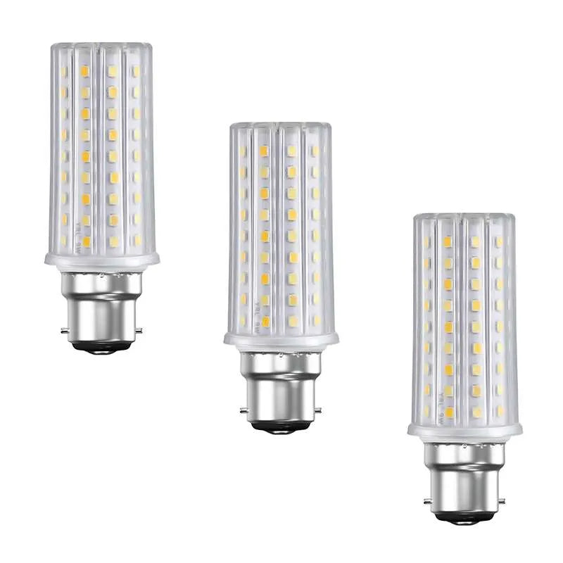 B22 LED Corn Bulb No Flicker 220V 14W Bayonet Light Multi-Pack