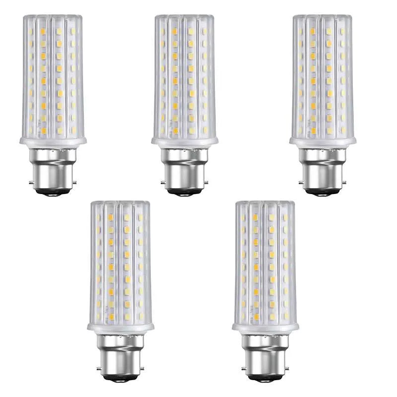 B22 LED Corn Bulb No Flicker 220V 14W Bayonet Light Multi-Pack