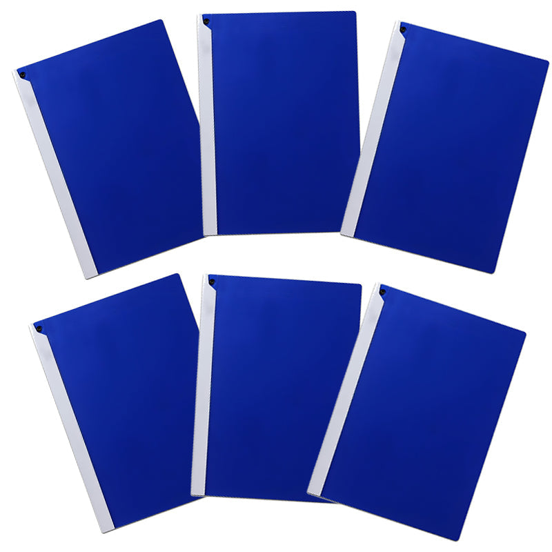 A4 Letter Size Rotating Lever Report Folder 6-Pack for School Office Business