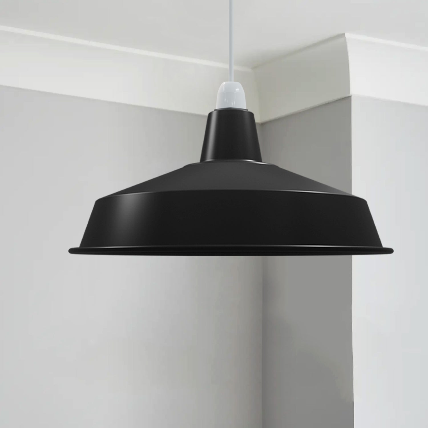 Pluto Metal Industrial Ceiling Pendant Light Shade Fitting for Modern Homes