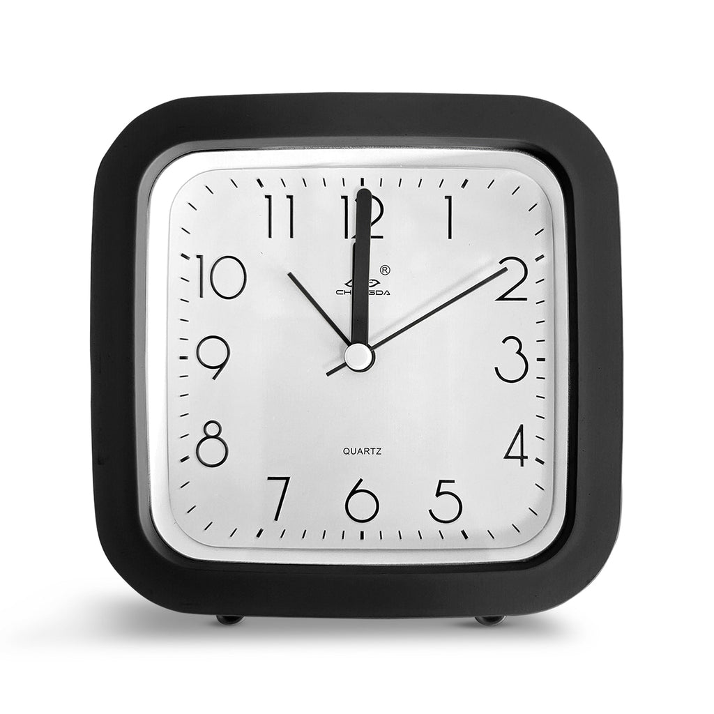 Cute Small Analog Alarm Clock for Kids & Students - Bedside Ticking Design