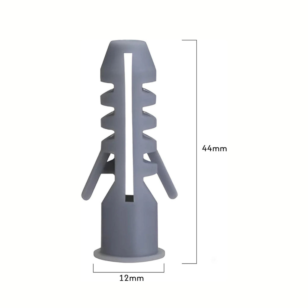 Raw Wall Plugs Screw Fixing Wall Expansion Brick Stone Concrete Grey Wall Plugs ~6230