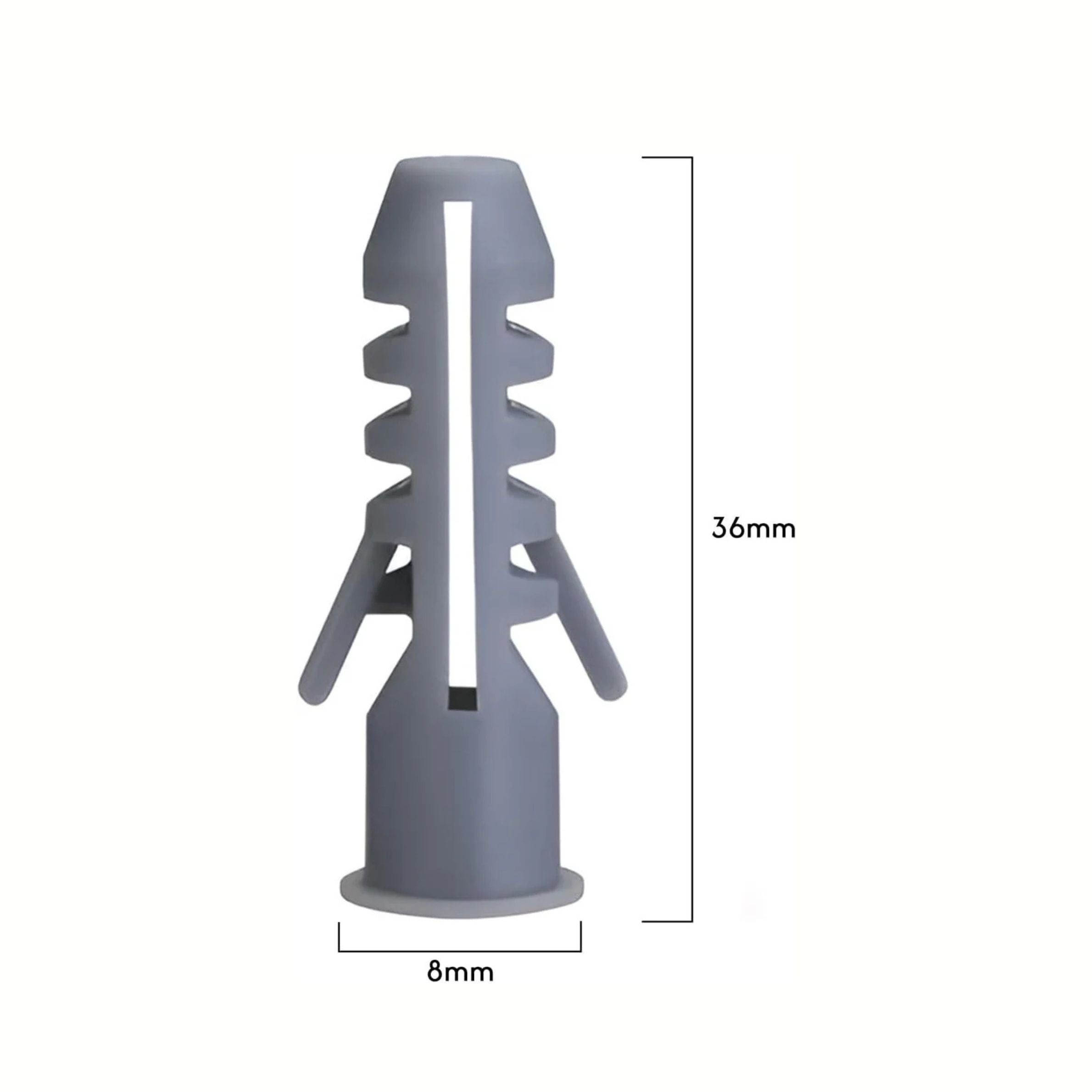 Raw Wall Plugs Screw Fixing Wall Expansion Brick Stone Concrete Grey Wall Plugs ~6230