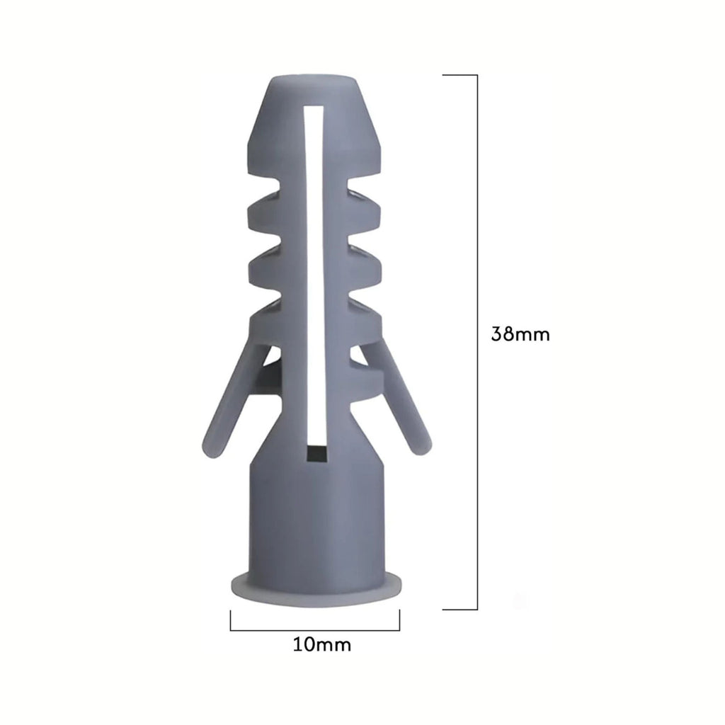 Raw Wall Plugs Screw Fixing Wall Expansion Brick Stone Concrete Grey Wall Plugs ~6230