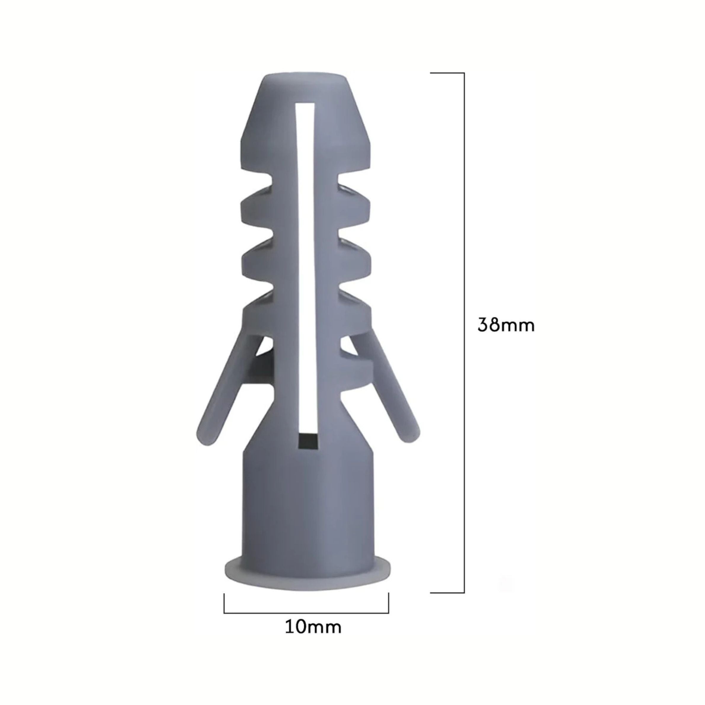 Raw Wall Plugs Screw Fixing Wall Expansion Brick Stone Concrete Grey Wall Plugs ~6230