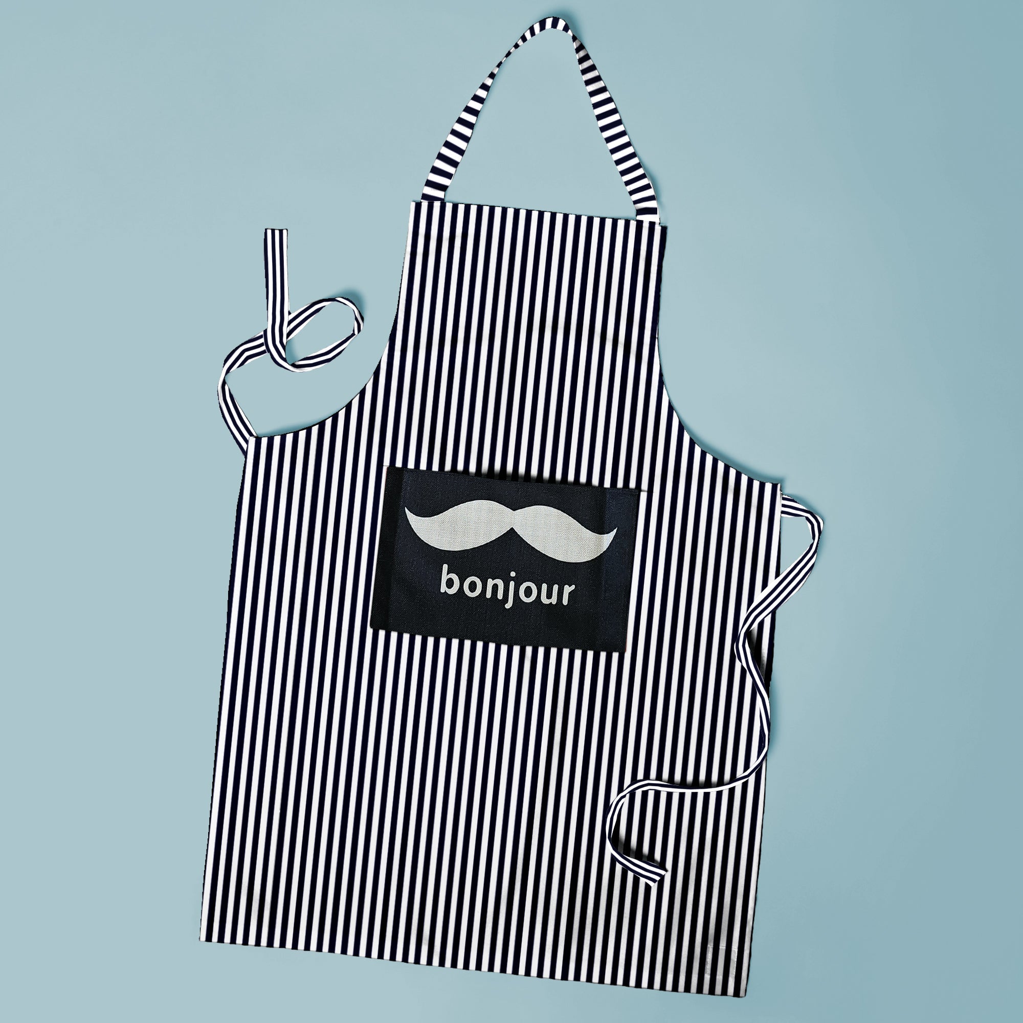 Customizable Bib Apron with Pocket for Cooking, Baking, Grilling, Crafts