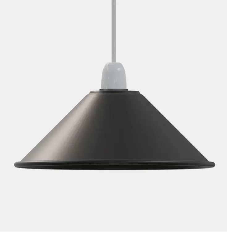 Industrial Vintage Metal Cone shaped Pendant light Lamp Shade ~6157