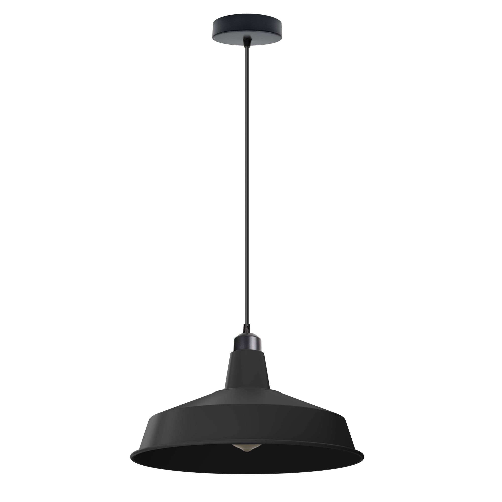 Vintage Industrial Metal Pluto Shade Pendant Light Modern Ceiling Fixture E27 Compatible Bulb