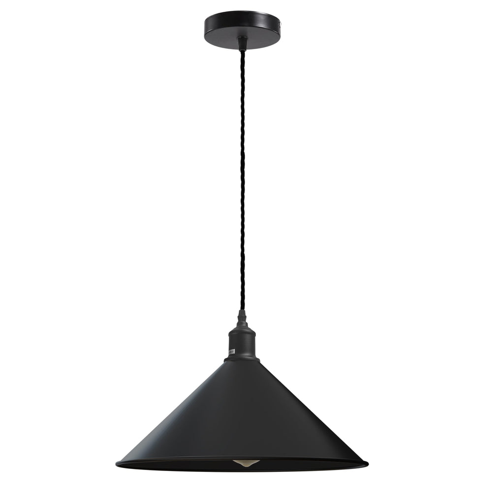 Adjustable Metal Shade Single Head Hanging Pendant Light for Modern Spaces