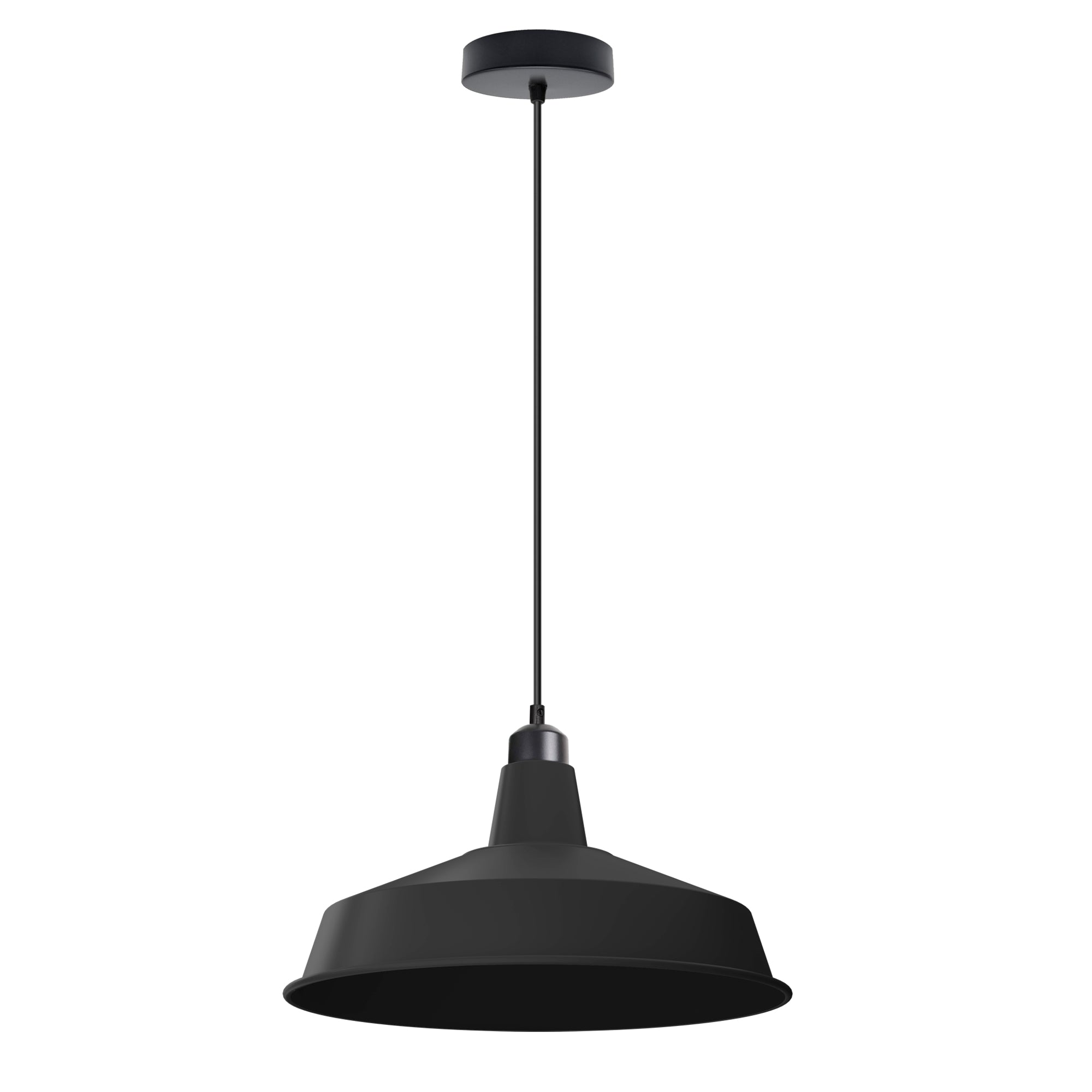 Vintage Industrial Metal Pluto Shade Pendant Light Modern Ceiling Fixture E27 Compatible Bulb