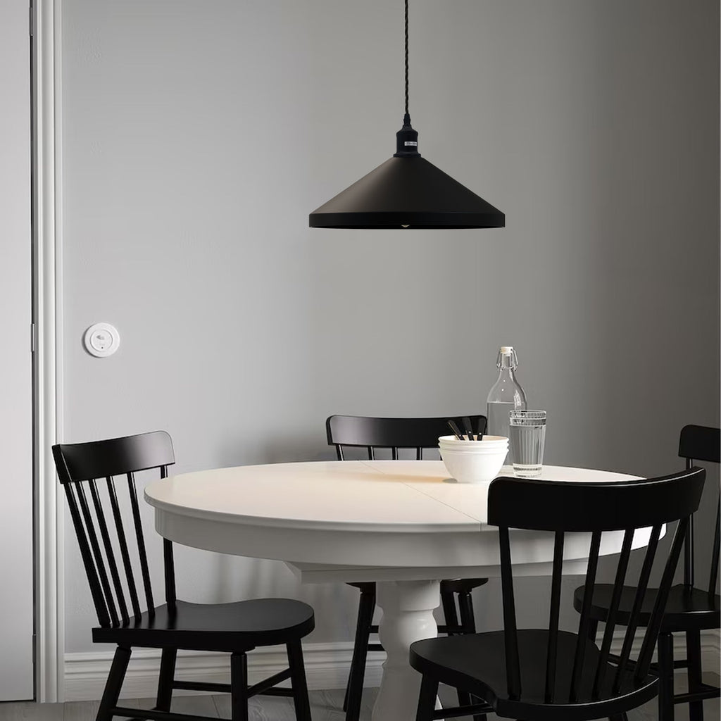 Modern Minimalist Cone Pendant Ceiling Light Fixture for Dining Room Decor
