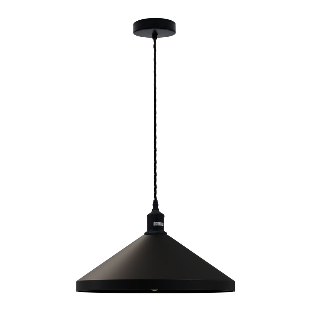 Modern Minimalist Cone Pendant Ceiling Light Fixture for Dining Room Decor