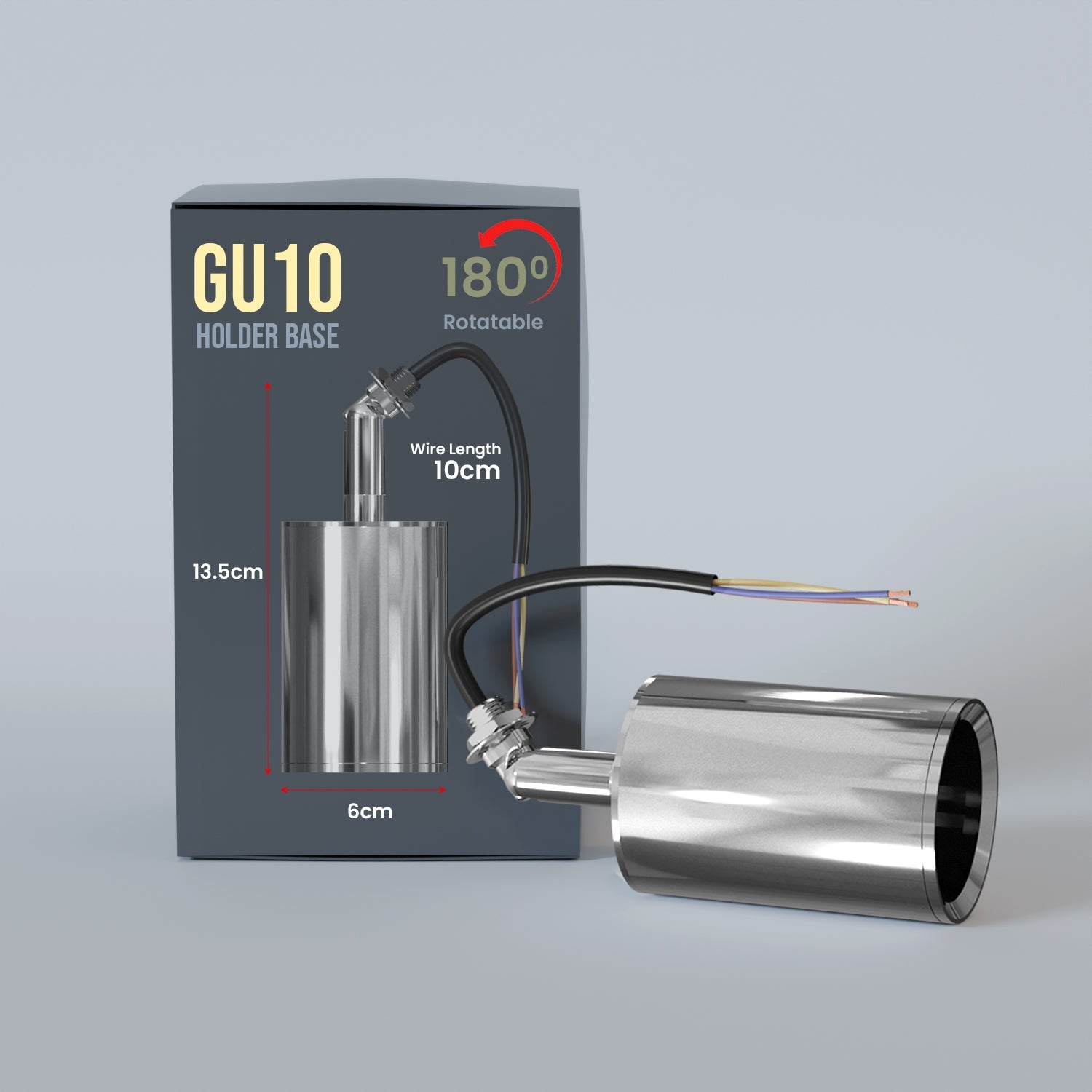 GU10 Vintage Industrial Light Bulb Lamp Holder ~ 5914