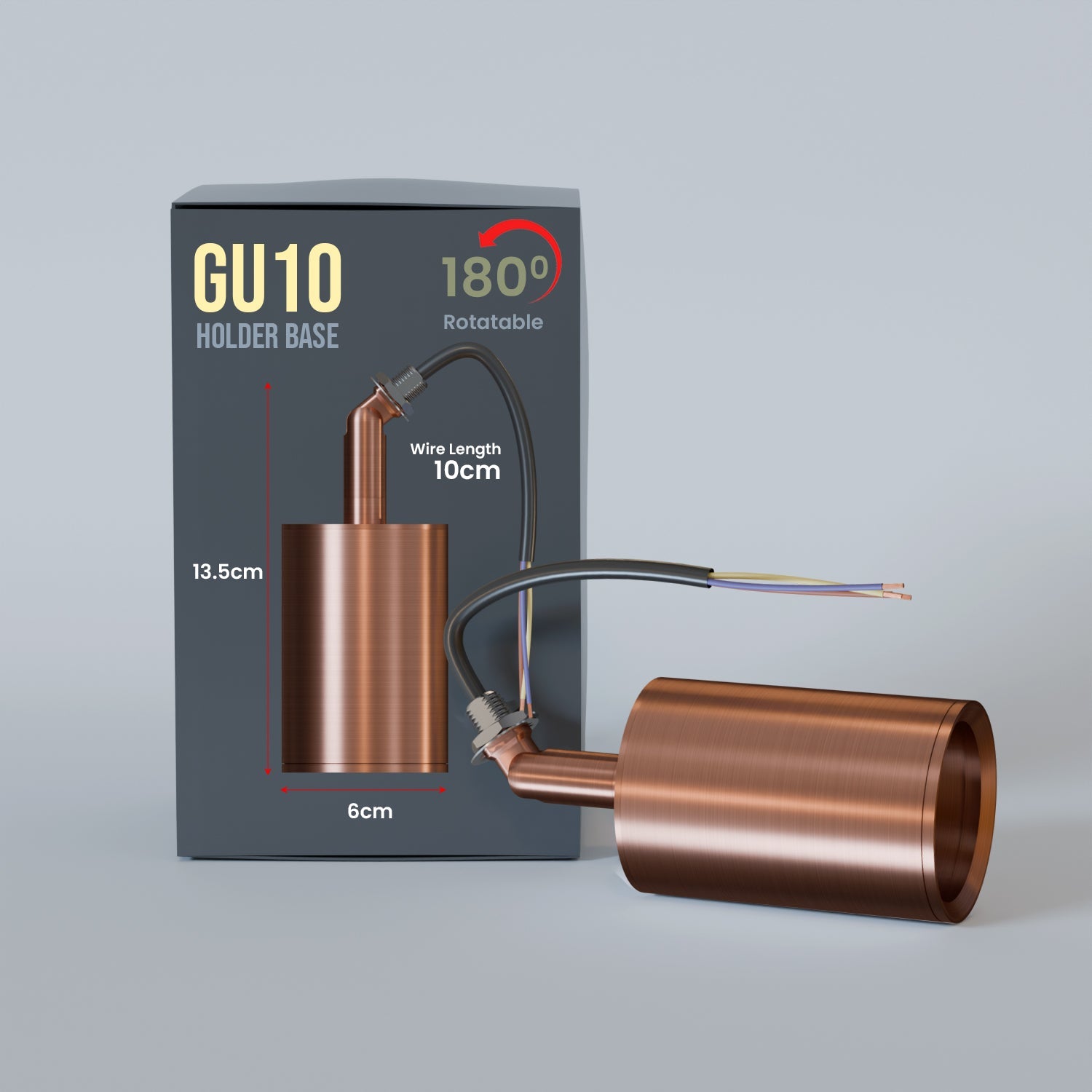 GU10 Vintage Industrial Light Bulb Lamp Holder ~ 5914