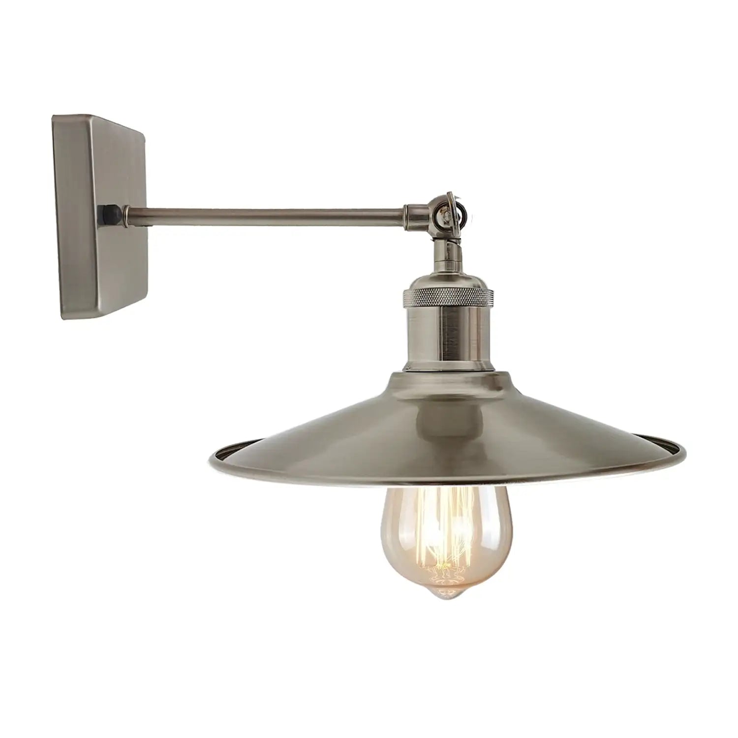 Industrial Vintage Metal Wall Sconce Light, E27 Fitting, Indoor Retro Lamp