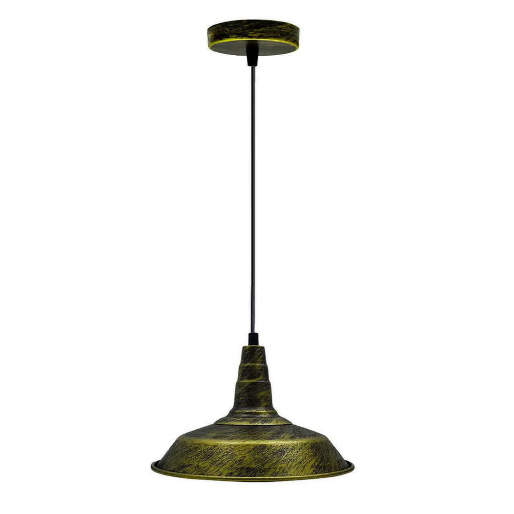 Modern E27 Industrial Pendant Ceiling Light with 37-Inch Cable