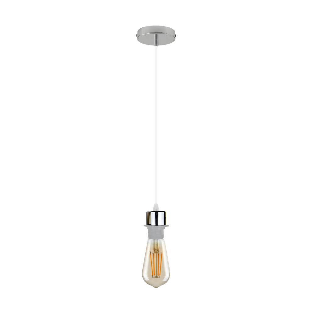 LEDSone Industrial E27 Pendant Hanging Light Fitting with Adjustable Cable
