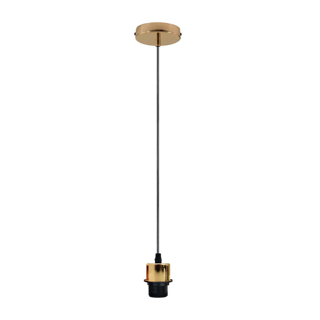 Industrial Vintage E27 Pendant Light Holder Kit with Adjustable Cable