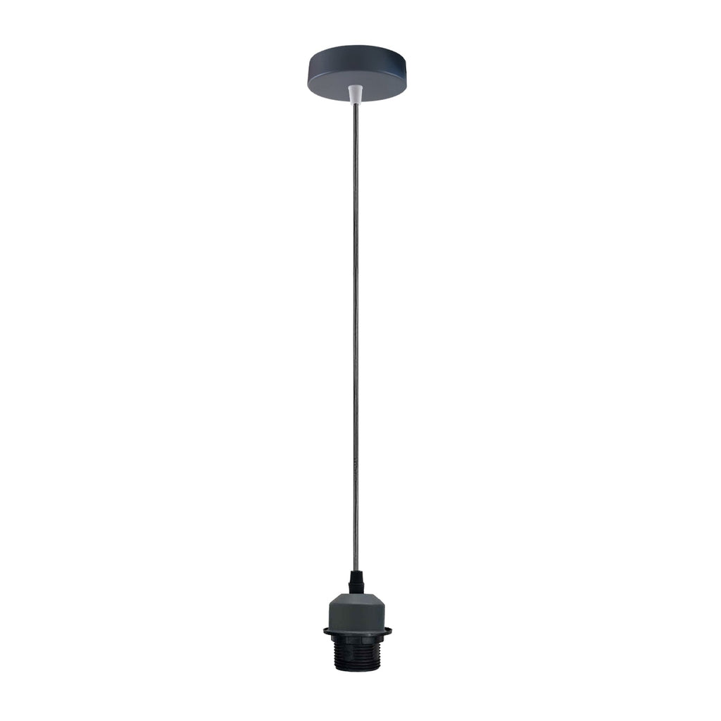 LEDSone Industrial E27 Pendant Hanging Light Fitting with Adjustable Cable