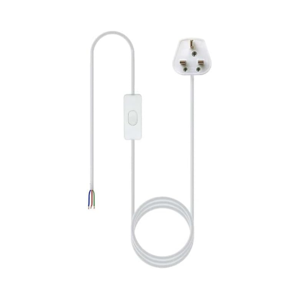 2m Plug-In Pendant Light Kit with On/Off Switch, E27 E14 Lamp Holder