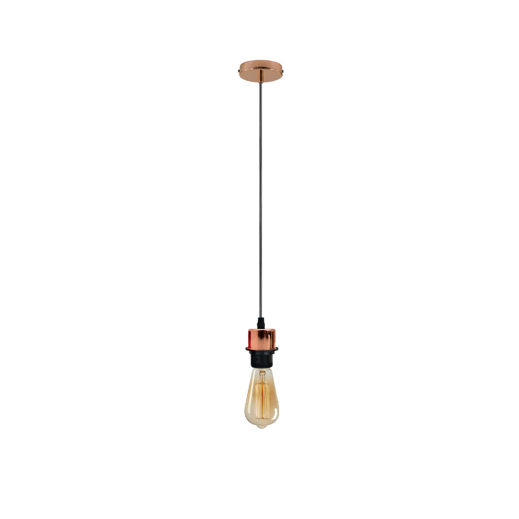 LEDSone Industrial E27 Pendant Hanging Light Fitting with Adjustable Cable