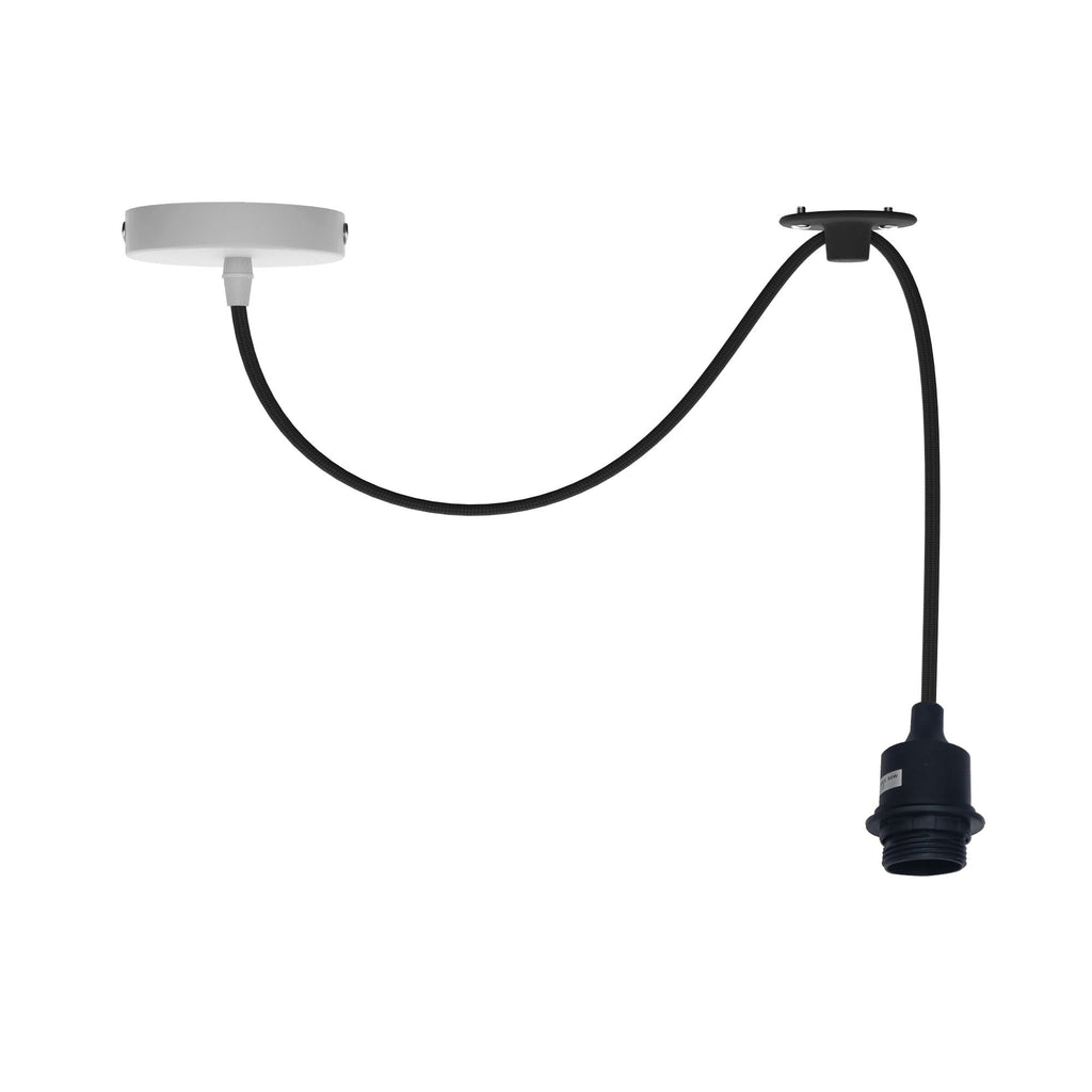 Adjustable Modern Industrial Single Head Ceiling Pendant Lamp Swag Light Kit