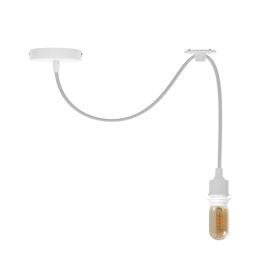 Adjustable Modern Industrial Single Head Ceiling Pendant Lamp Swag Light Kit